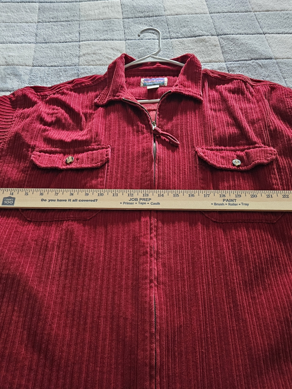 Northcrest Ribbed Zip-Front Utility Jacket - Raspberry Pink - Picture 7 of 11